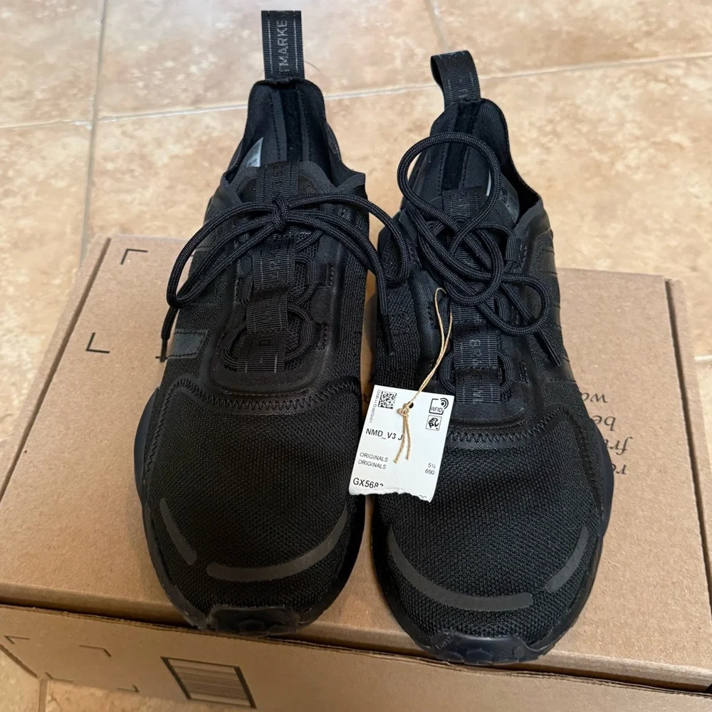 ADIDAS men’s Black Athletic Sneakers - Two different sizes